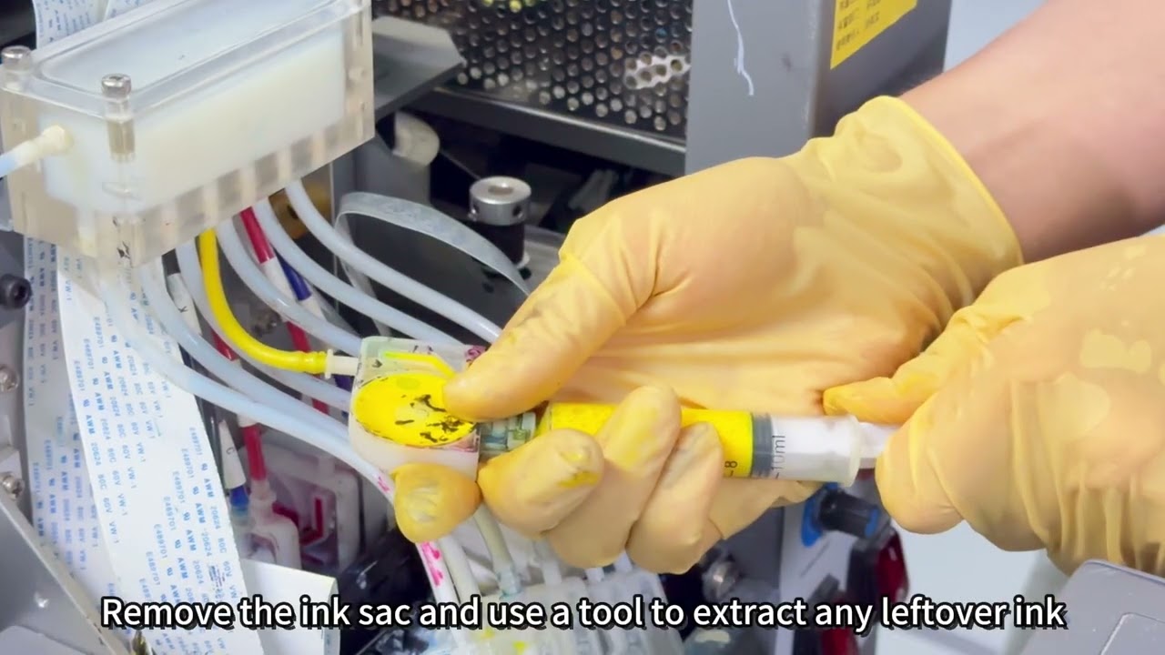 How to Replace Color Ink in a DTF Printer | Easy Tutorial