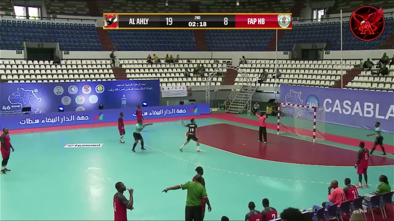 ملخص فوز الكوماندوز على  فاب بنتيجة 37-14ضمن منافسات نصف نهائي ابطال افريقيا لكرة اليد 🦅🔴🤾‍♂