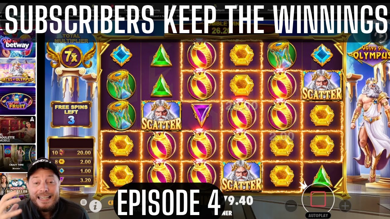 Subscribers Keep the Winnings - Episode 4 - Gates of Olympus