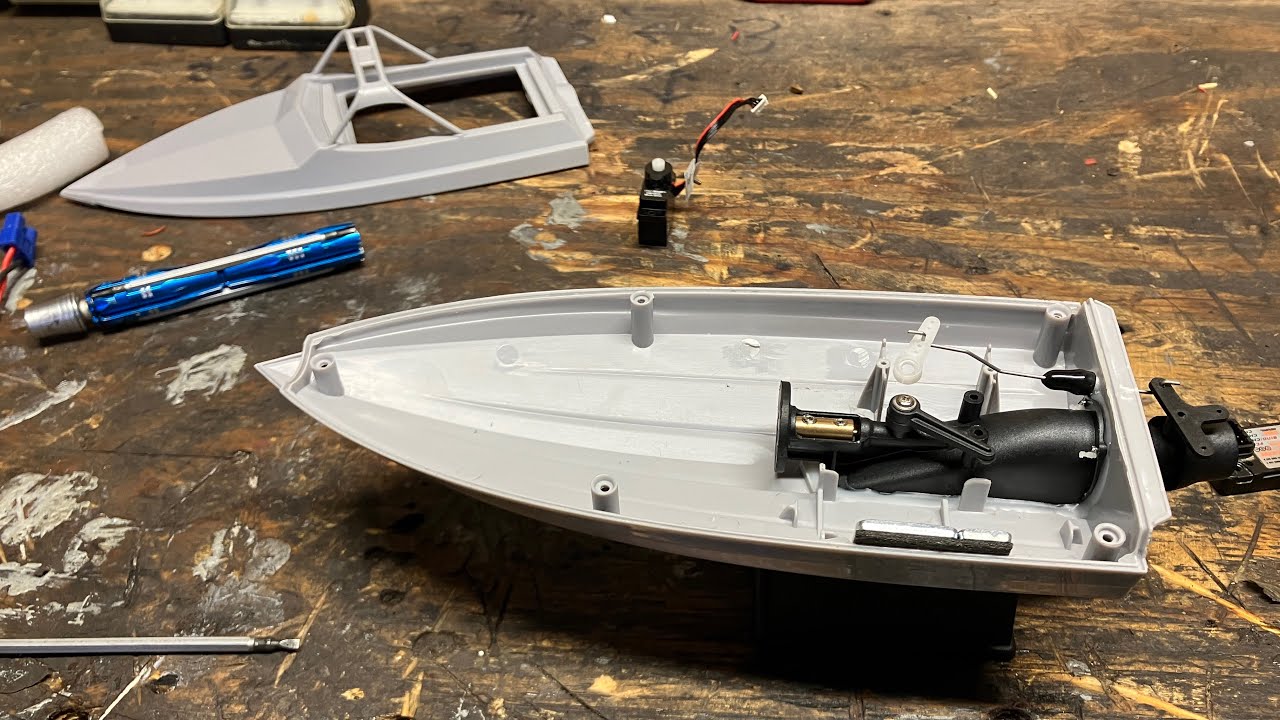 Tutorial on how to upgrade your Proboat Sprint Jet RC boat part 1!