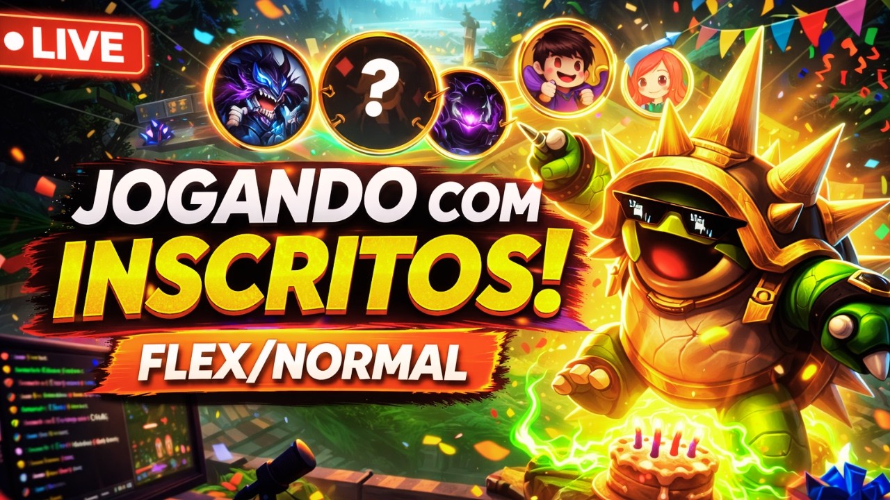 🔴 JOGANDO COM INSCRITOS! FLEX / NORMAL | Luanmmus