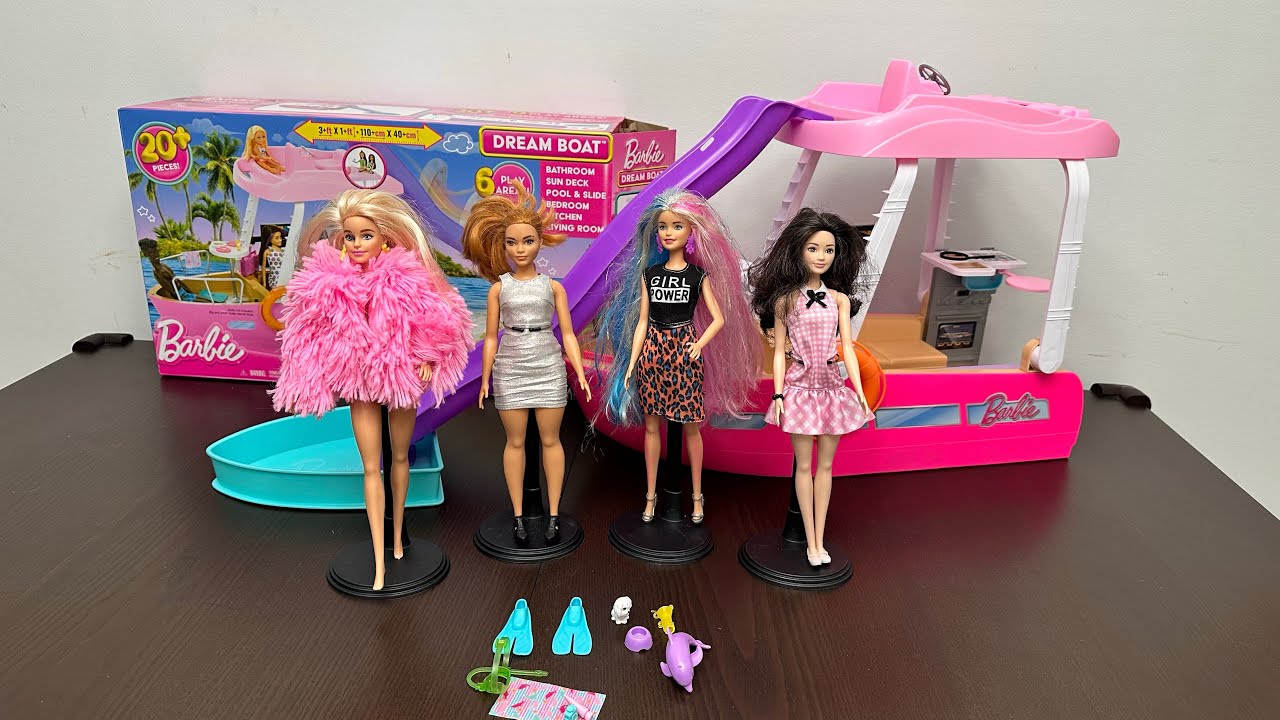 Barbie Dream Boat Toys Unboxing & Review