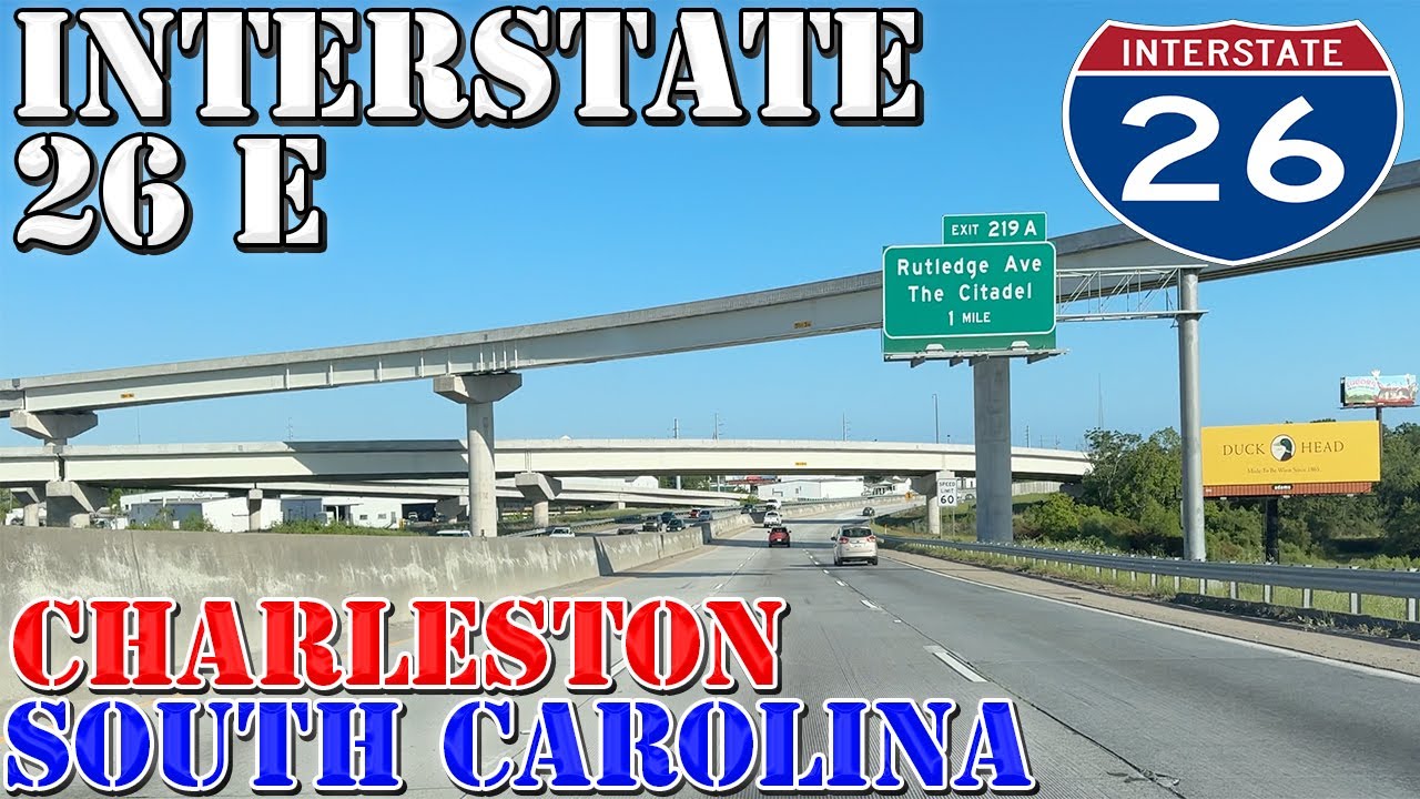 I-26 East - Charleston - South Carolina - 4K Highway Drive - 2024