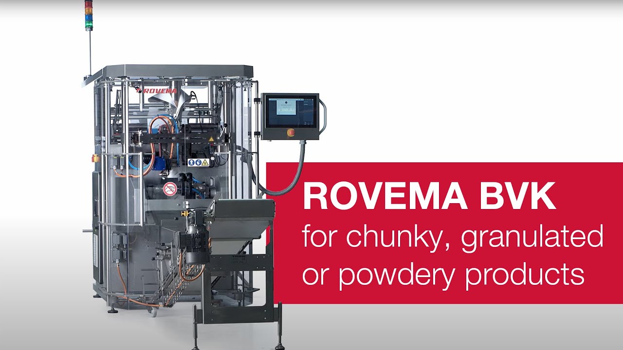 Form Fill and Seal machine BVK 260 for packing powders and granulated products | ROVEMA