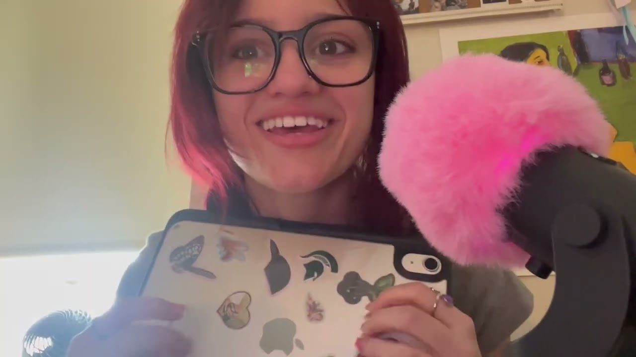 ASMR whats in my backpack