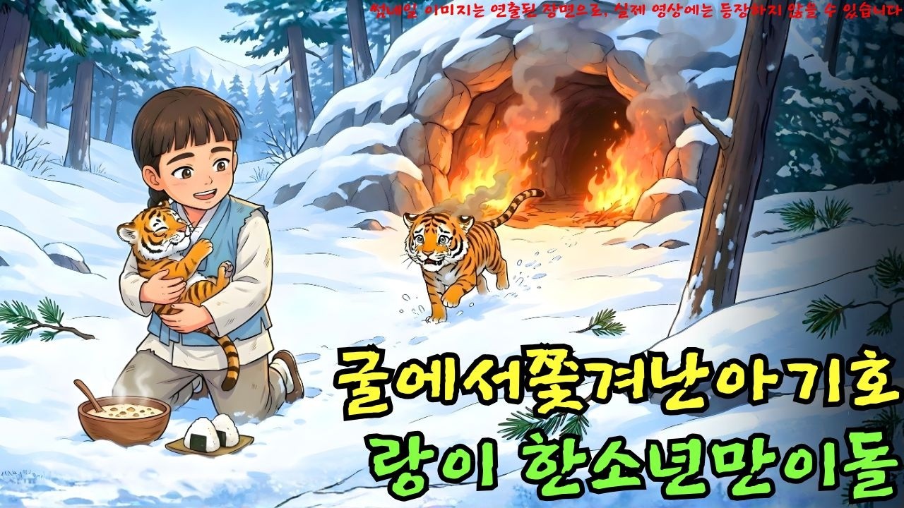 굴에서 쫓겨난 아기 호랑이, 한 소년만이 돌아왔다… 그리고 절벽에서 벌어진 기적 같은 반전ㅣ옛날이야기 ㅣ민담 ㅣ오디오북ㅣ전설ㅣ설화 ㅣ야담