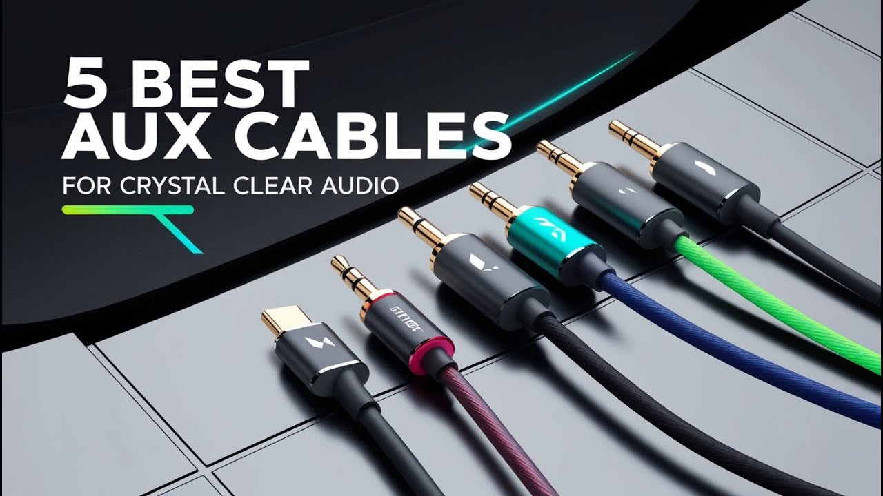 Top 5 Best AUX Cables for Crystal Clear Audio