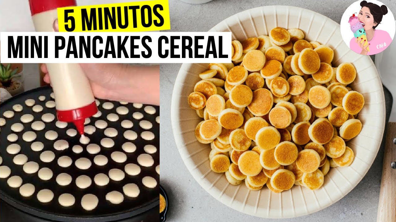 DESMINTIENDO MINI PANQUEQUES para COMER COMO CEREAL... INTERNET porque ME HACES ESTO!? Caro Trippar