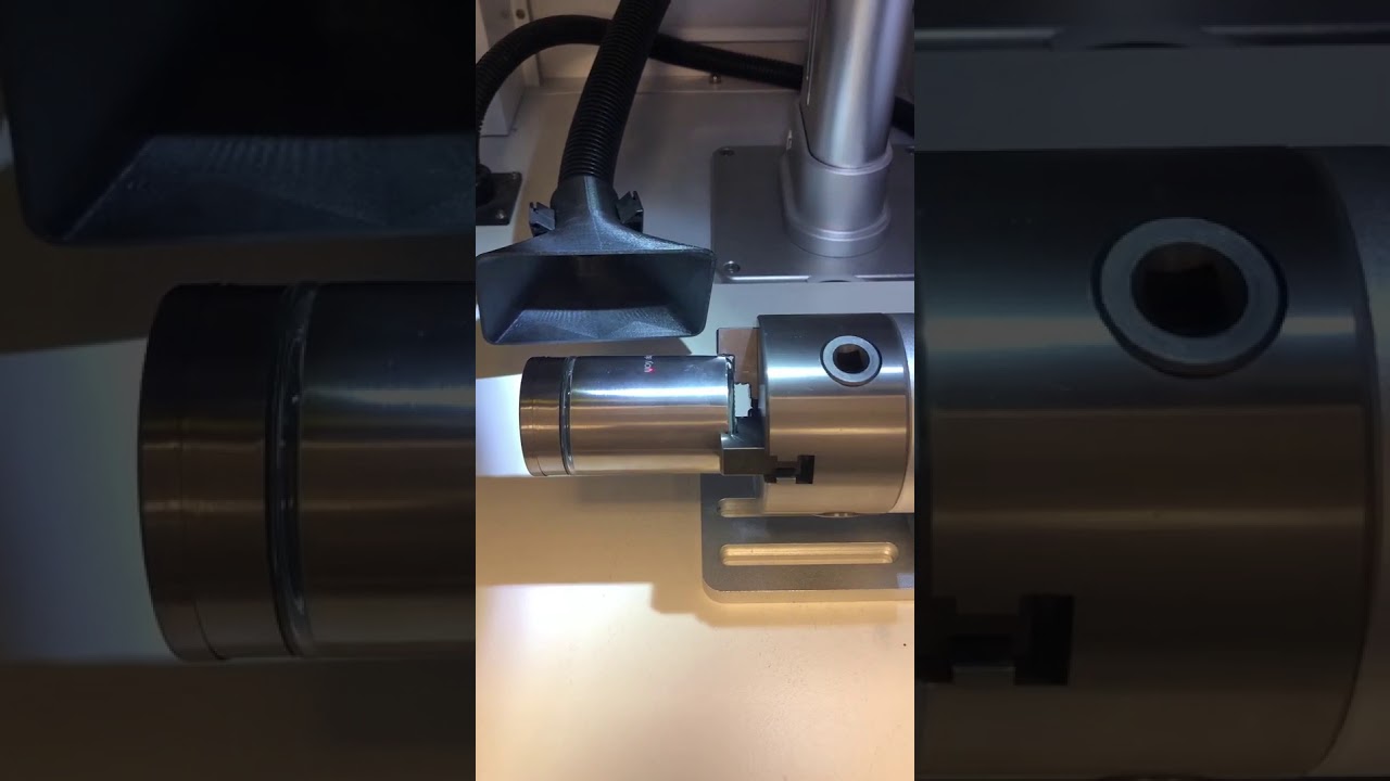 Aluminium rund gelasert - Lasern mit Faserlaser