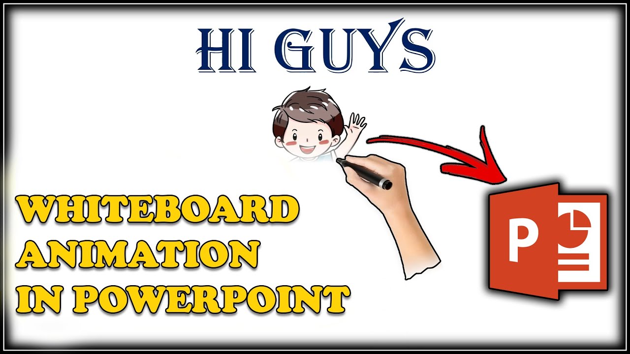 How To Make WhiteBoard Animation Videos In PowerPoint [Hindi] || Animation Video Using MS Office ||