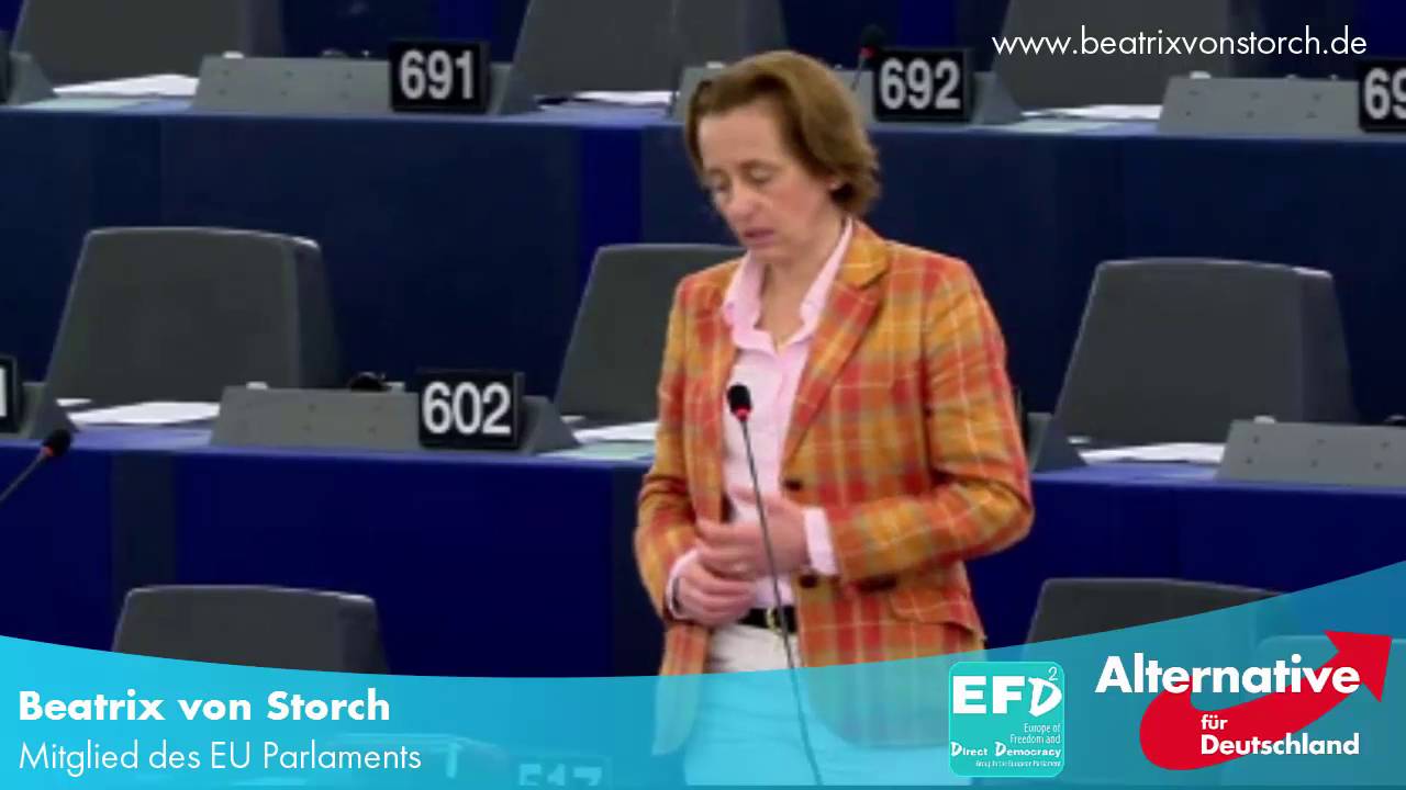 11.05.2016 &middot; Aussprache zur Europol &middot; Beatrix von Storch
