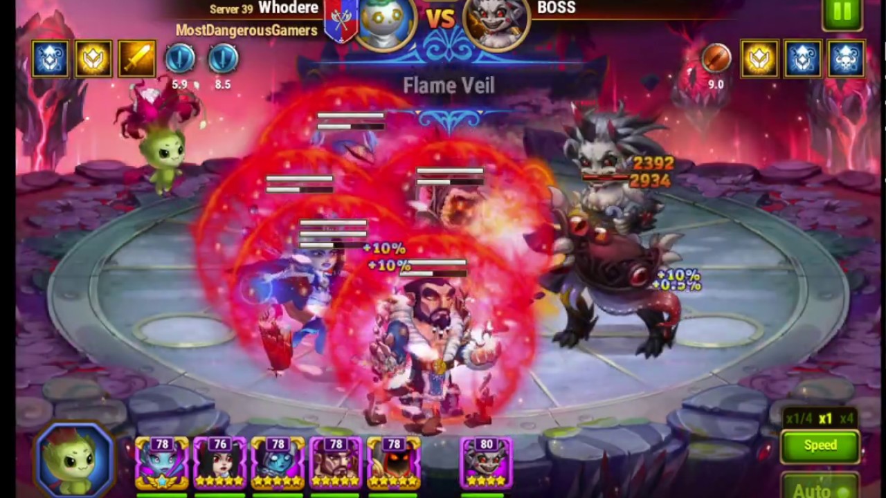 Hero Wars:  Adventure 6 Valley of the Elements (Boss Fight)