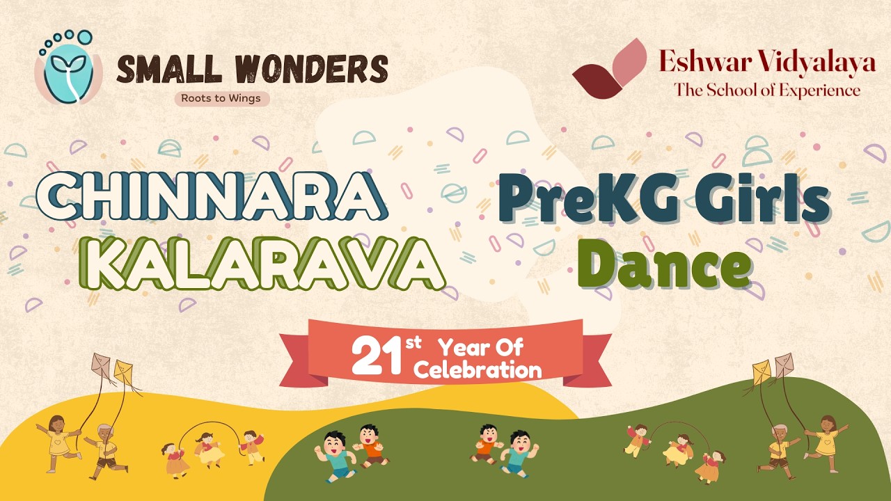 PreKG Girls Dance | CHINNARA KALARAVA 2026 | Small Wonders Pre-school | Mysuru