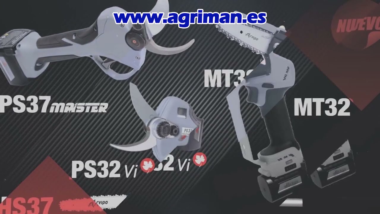 Novedades ARVIPO 2021, Motosierra MT32 - PS37 MASTER - PS32 VI&Ntilde;A- PODADORA DE ALTURA HS37