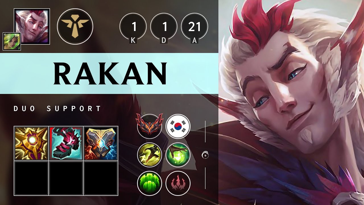 Rakan Support vs Maokai - KR Grandmaster Patch 25.12