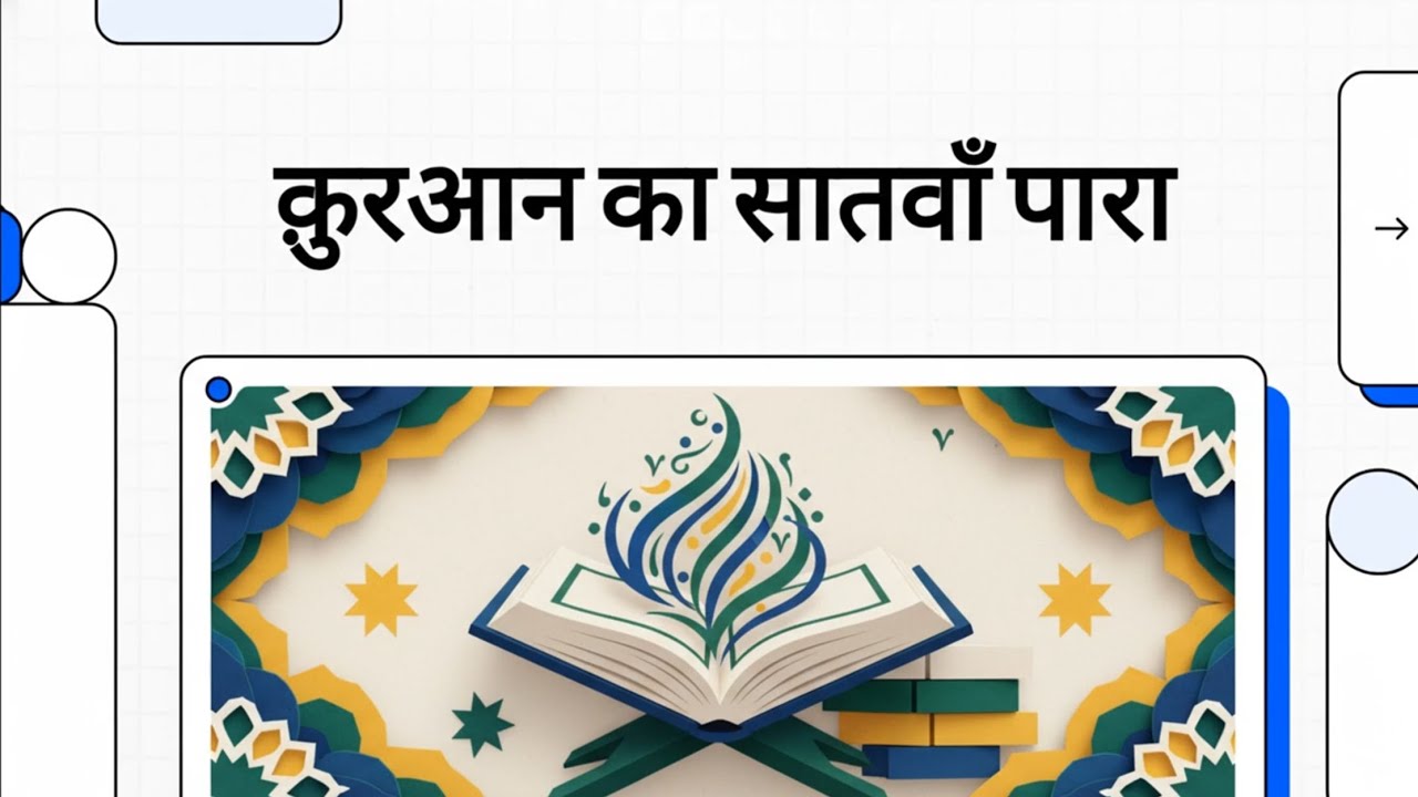 ​Quran Para 7: Complete Easy Translation 