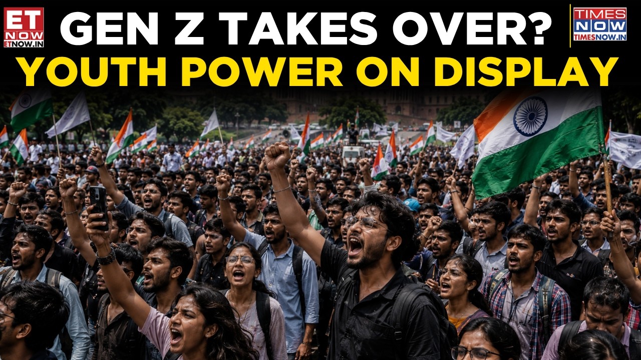CJP Protest Live: Delhi Sees Massive CJP Protest As Gen Z Movement Sparks Buzz Across India | Watch