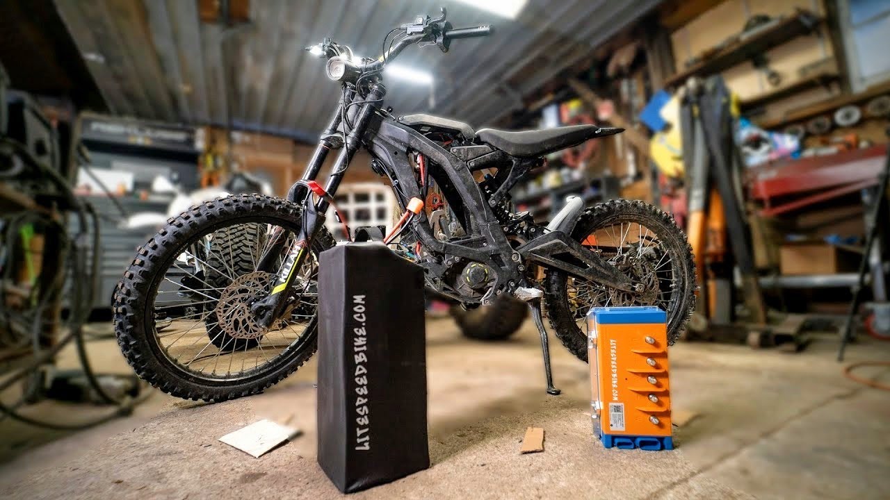 Surron gets 5x Power! 72v + BAC 8000 Lite Speed Bikes