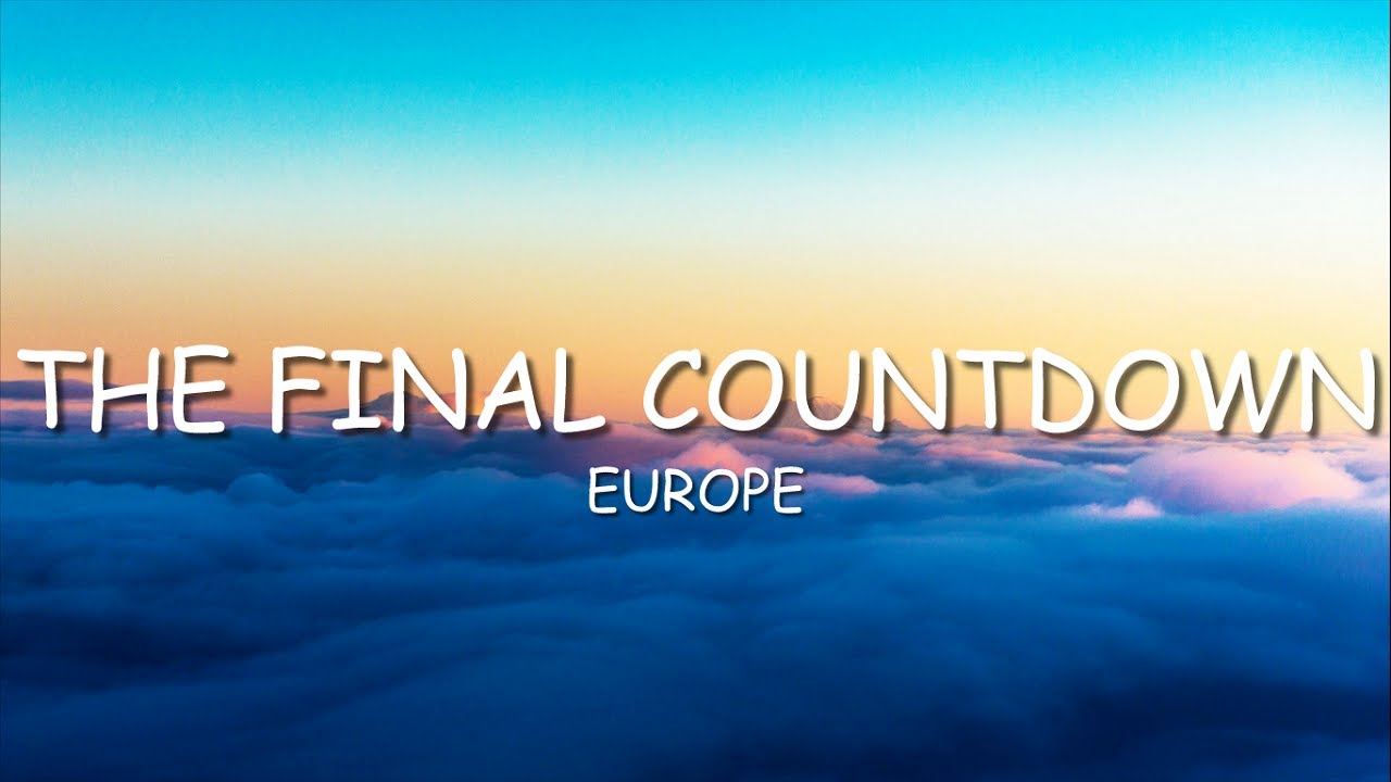 Europe - The Final Countdown (Lyrics)