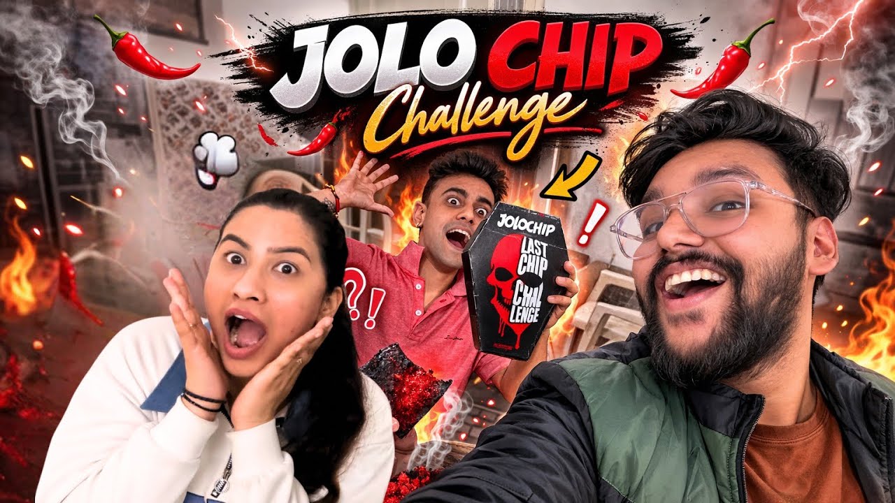 JOLO CHIP CHALLENGE 🔥 | Last Chip Spicy Challenge Gone Wrong 😱