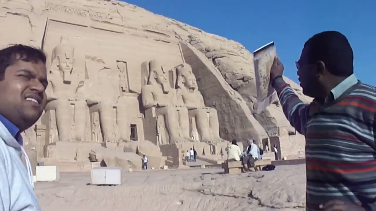 Egyptian holiday - Abu Simbel - guided tour. Part 1 - Detailed overview #abusimbel #egypt #2012