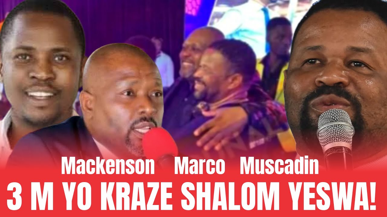 PASTE MUSCADIN, PASTE MARCO AK PWOFET MACKENSON MET DIFE NAN LEGLIZ SHALOM YESWA!