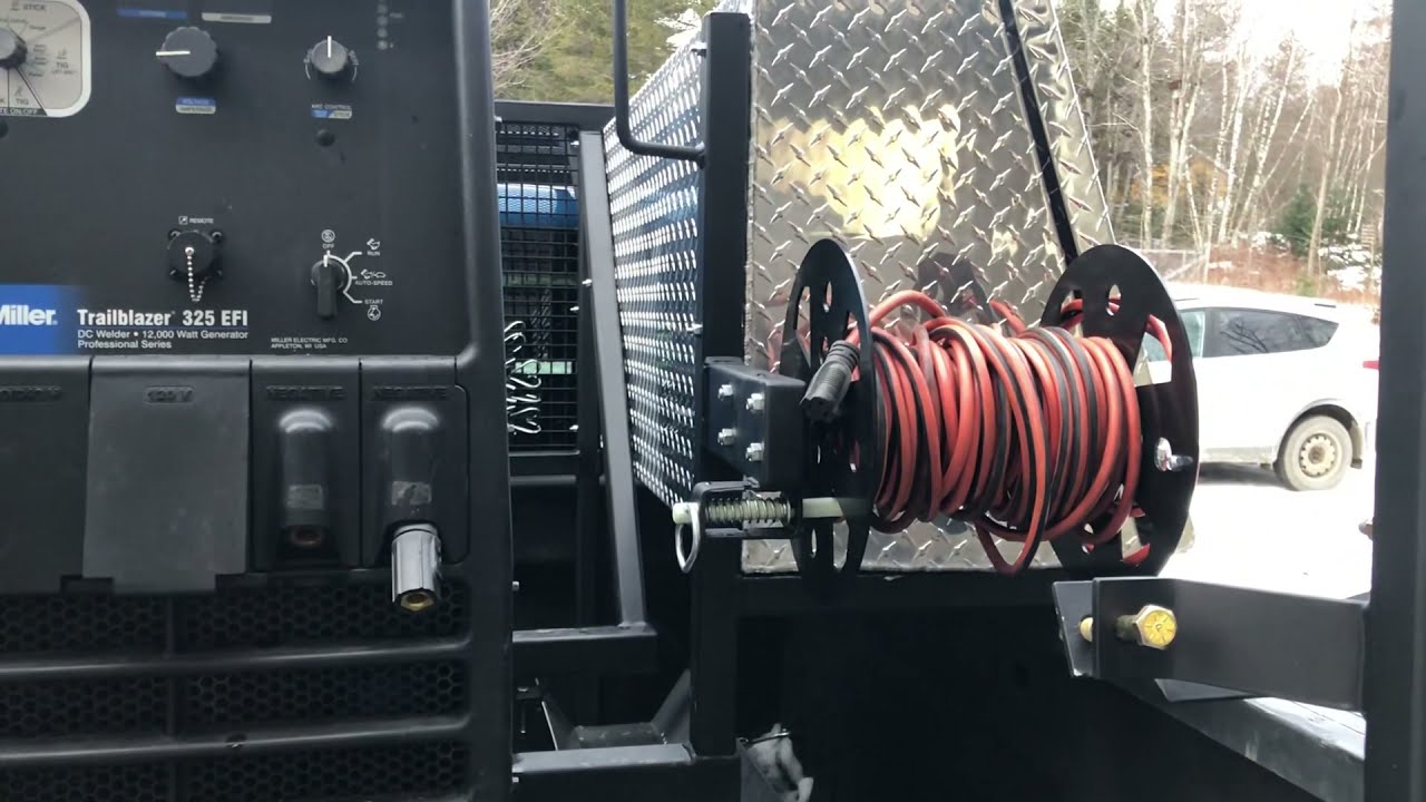Homemade welding skid