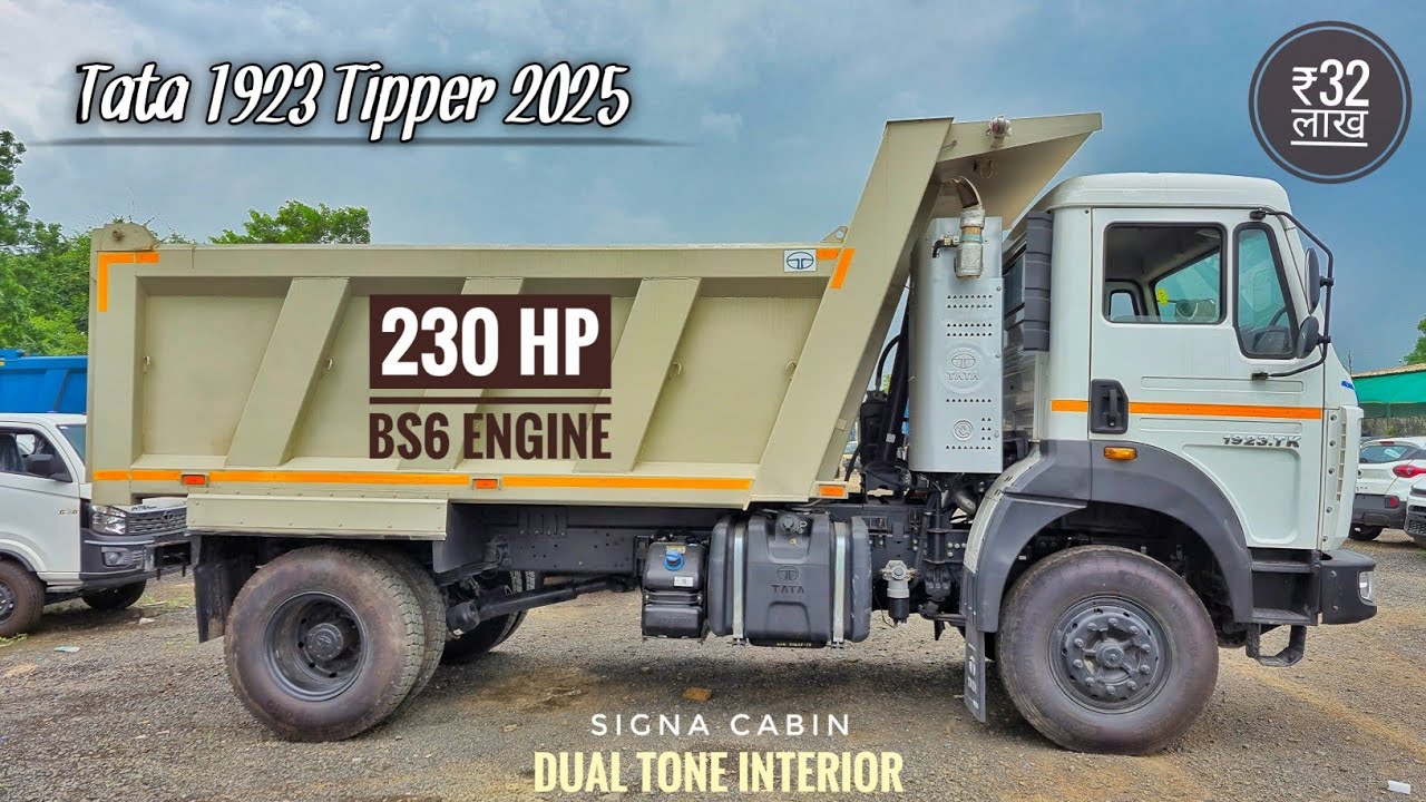 Tata 1923 Tipper BS6 6-Tyre | ₹32 Lakh में Worth It? | Price, Engine & Full Review