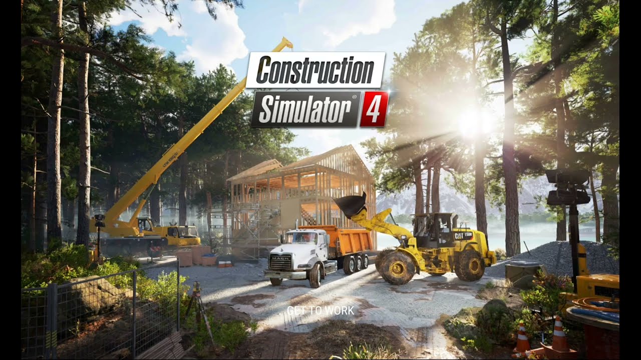 Construction simulator 4 - Tarea de Rocas y Tronco - LET´s PLAY ESPAÑOL HD