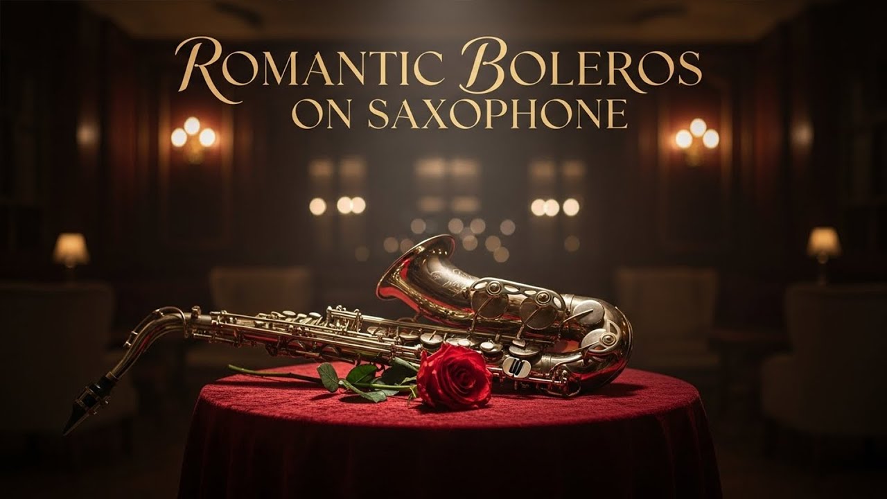 Romantic Bolero Sax 🎷 Soft Instrumental Love Songs for Quiet Nights