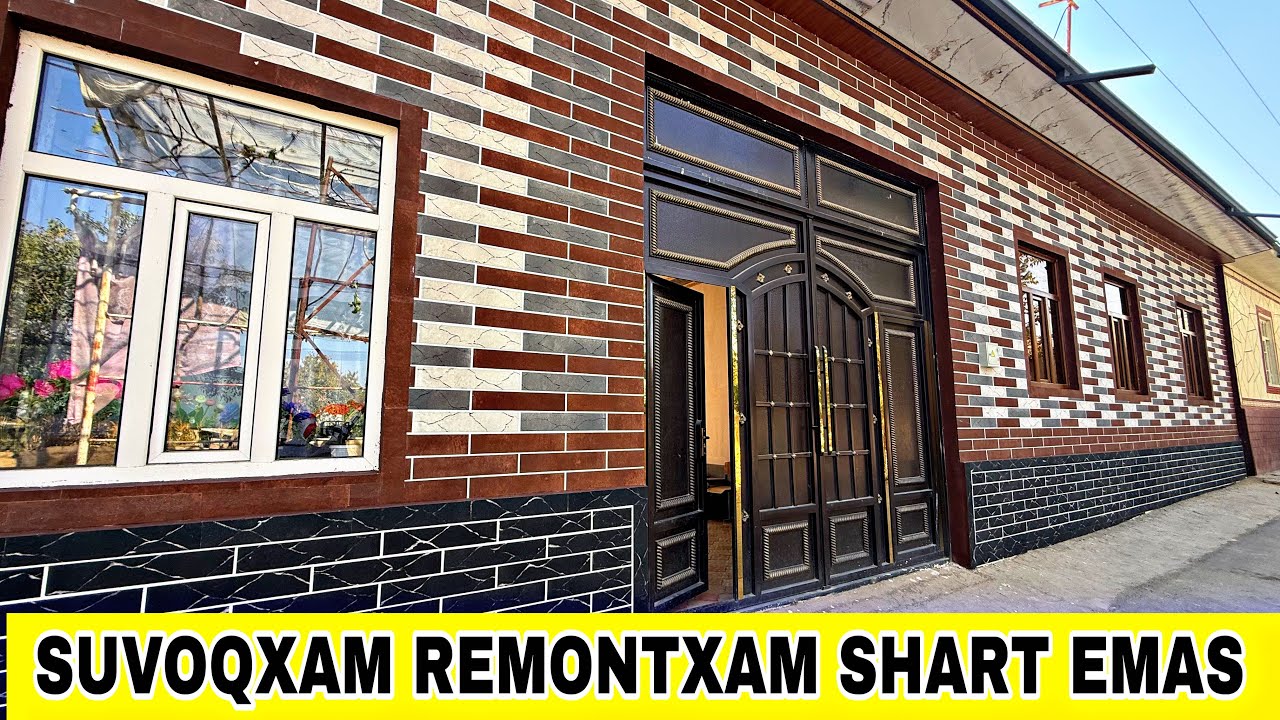 TASHQI FASATDA YANGILIK SUVOQXAM REMONTXAM SHART EMAS SUPPER MOYISHI