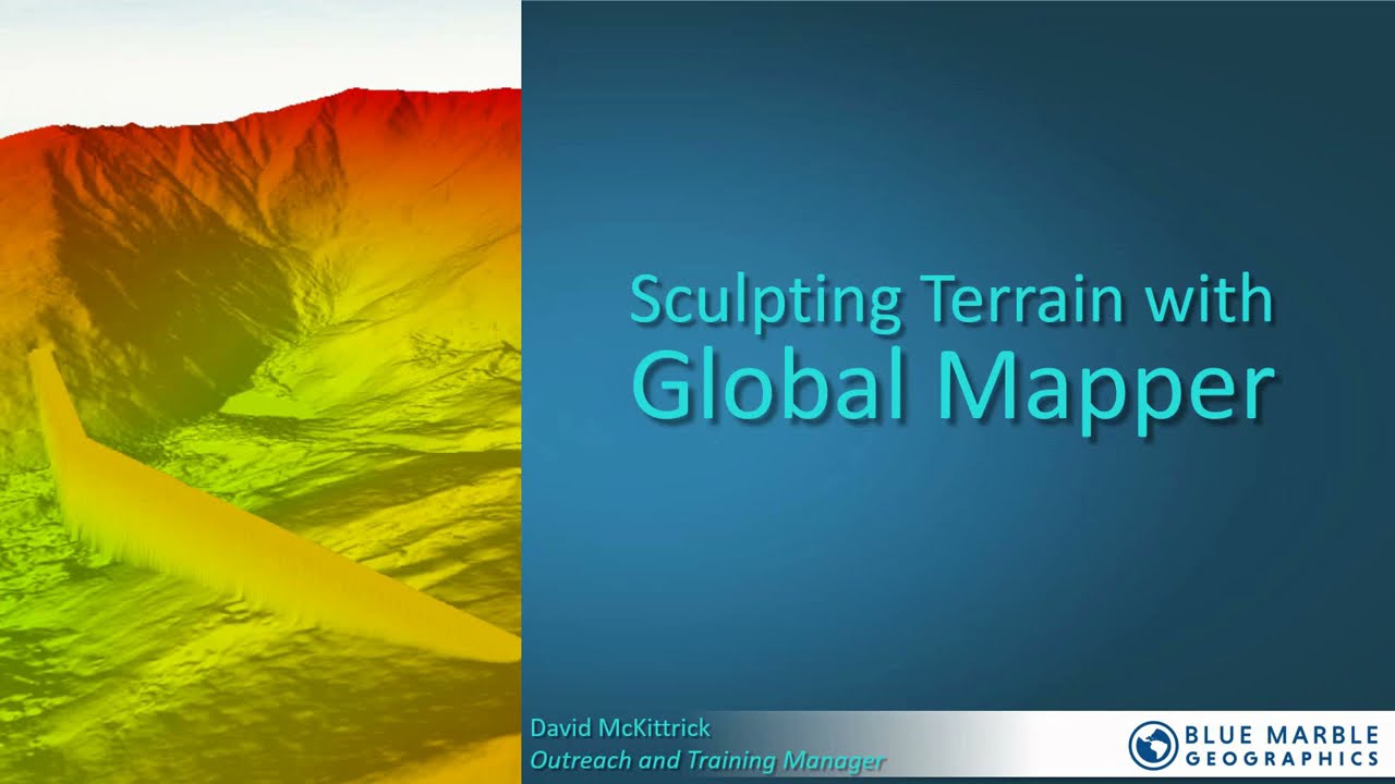 Terrain Sculpting in Global Mapper