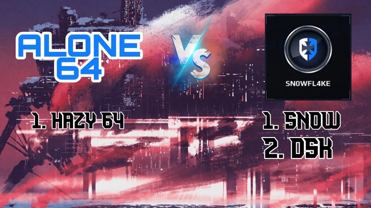 ALONE 64 vs SN0WFL4KE (forgot to turn on hacks?) 23 frag game-play!