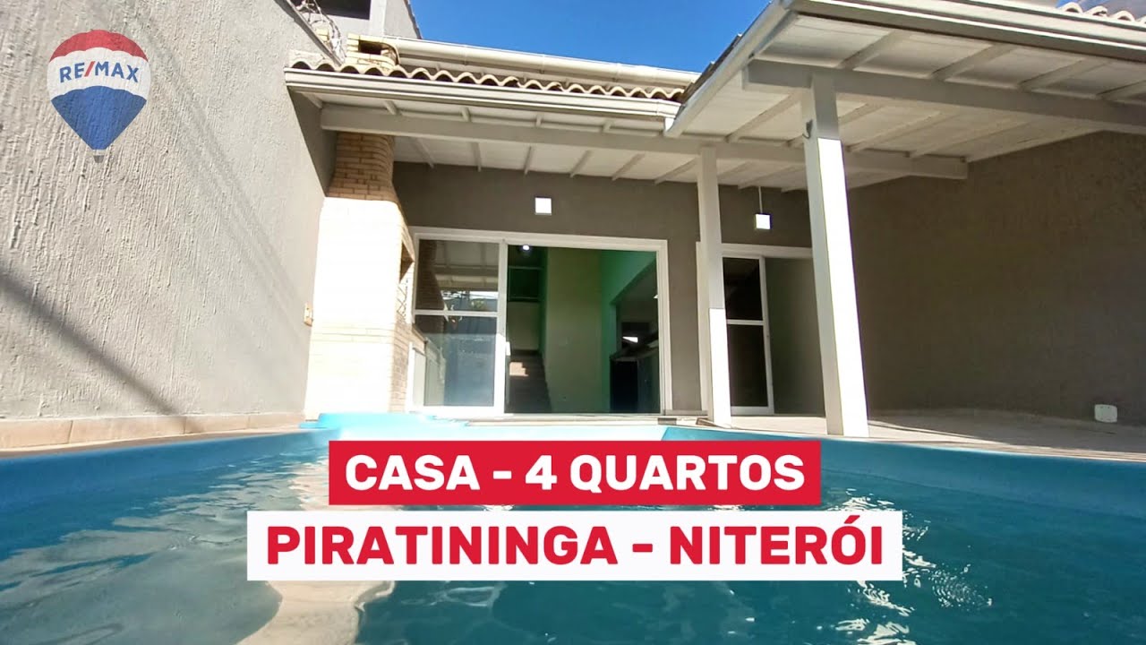 Casa com 4 quartos, sendo 3 suites, em Piratininga