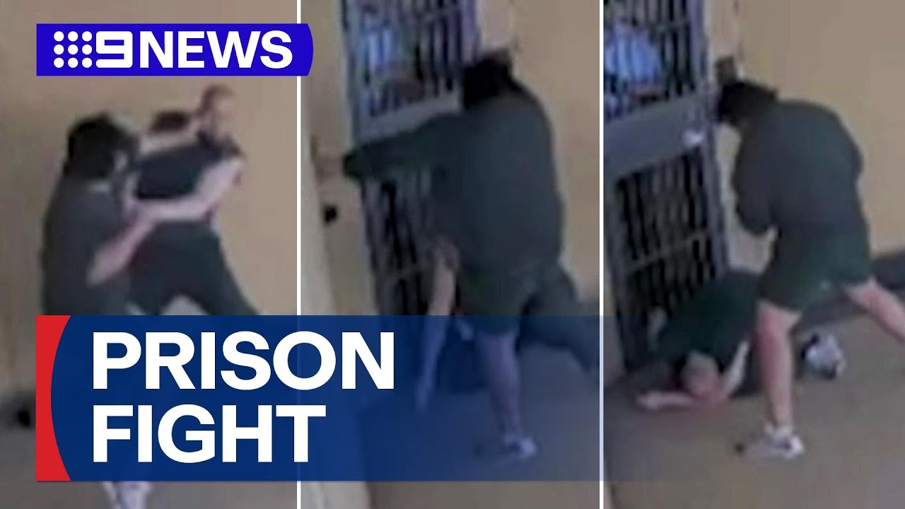 New video emerged of Brothers 4 Life founder being attacked in jail | 9 News Australia