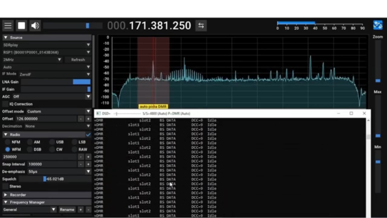 Como decodificar sinais codificados em DMR, P25, Provoice e outros usando DSDplus e SDR++