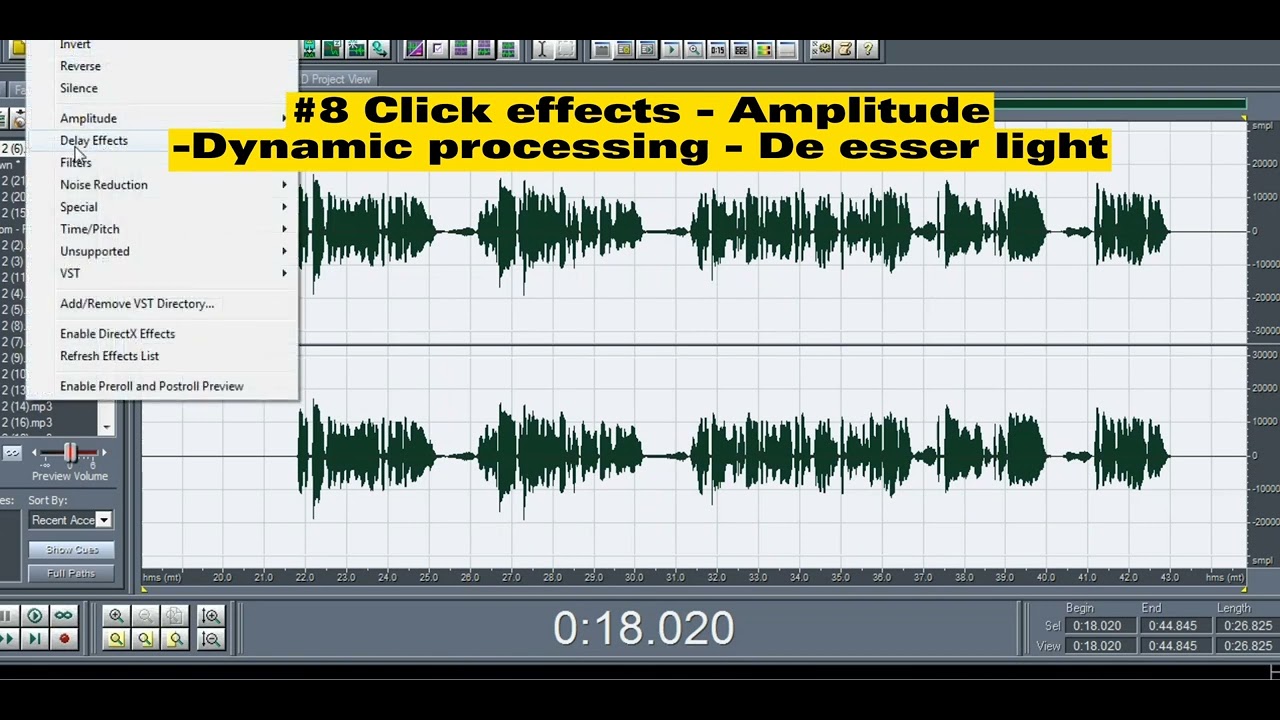 Adobe Audition 1.5 Scipt Automation tutorial with Waves Diamond Bundles plug-ins.