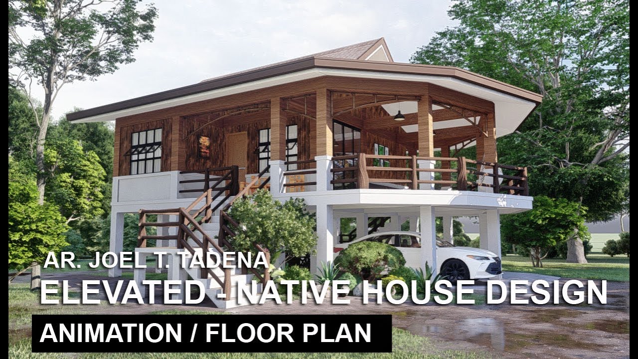 MODERN NATIVE HOUSE DESIGN- WITH FLOOR PLAN