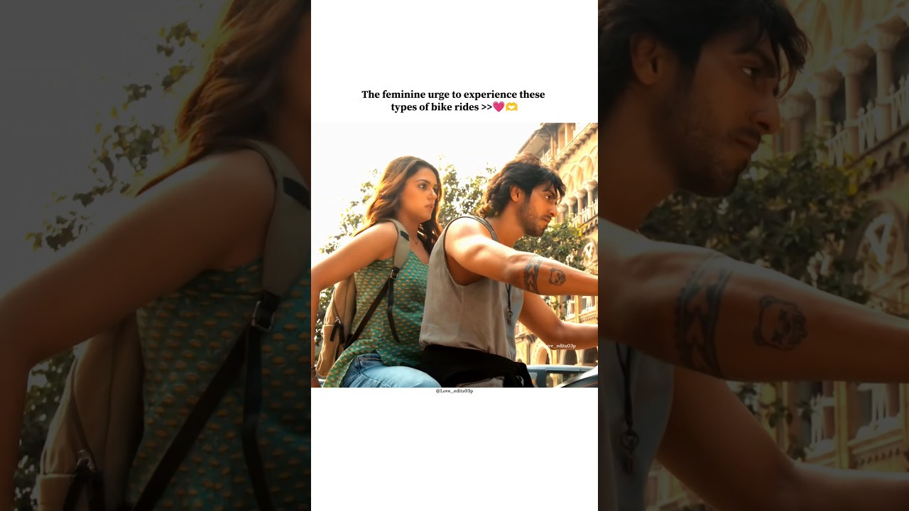 These types of bike rides 🔥✨ #saiyaara #bollywood #love #actress #shorts #edit
