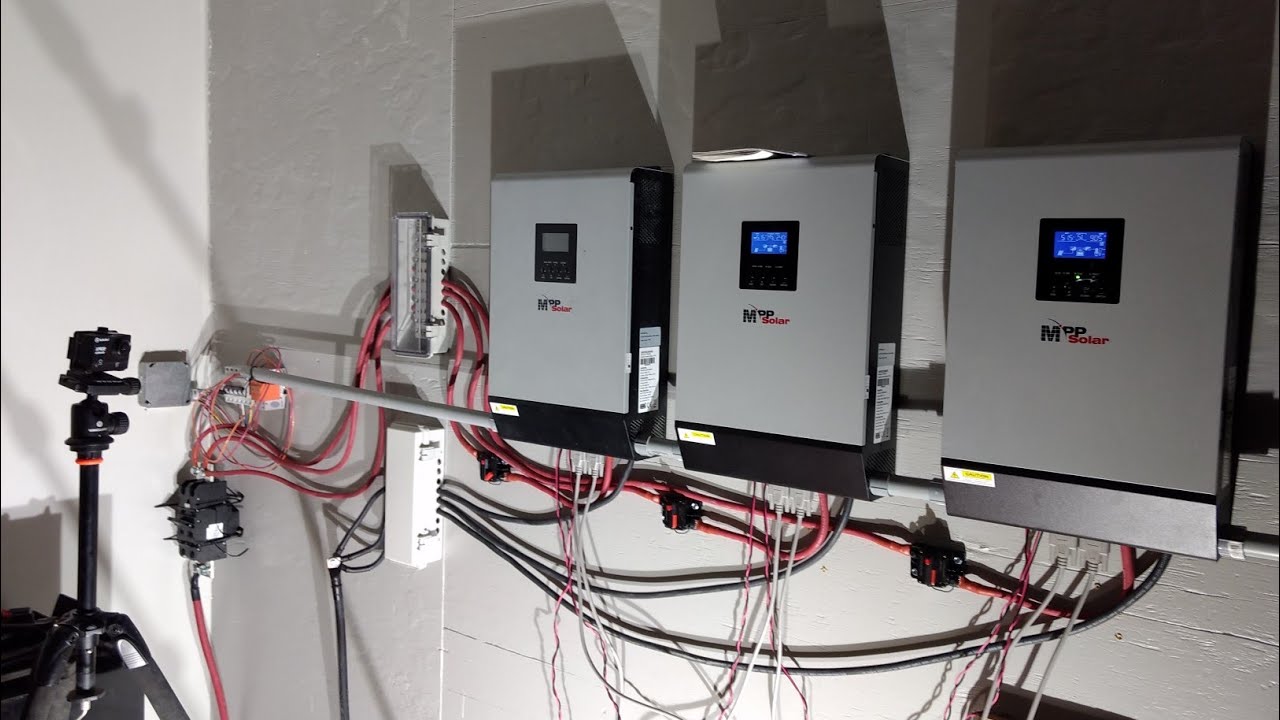 More wiring and POWER UP! MPP PIP-5048MG PARALLEL - Off-grid Terlingua
