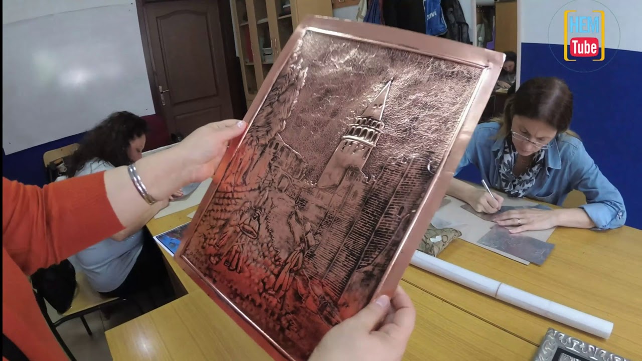 Alüminyum ve Bakır Rölyef nasıl yapılır?-Aluminum and Copper Relief Course