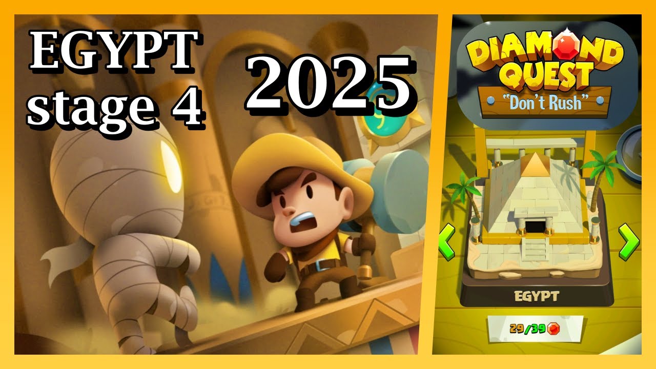 Diamond quest: don't rush! Egypt stage 4 #diamondquest #gamesforandroid #gaming