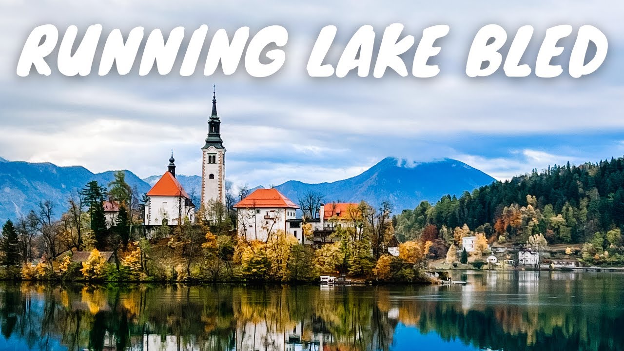 LAKE BLED VIRTUAL RUNNING TOUR IN 4K | Lake Bled, Slovenia