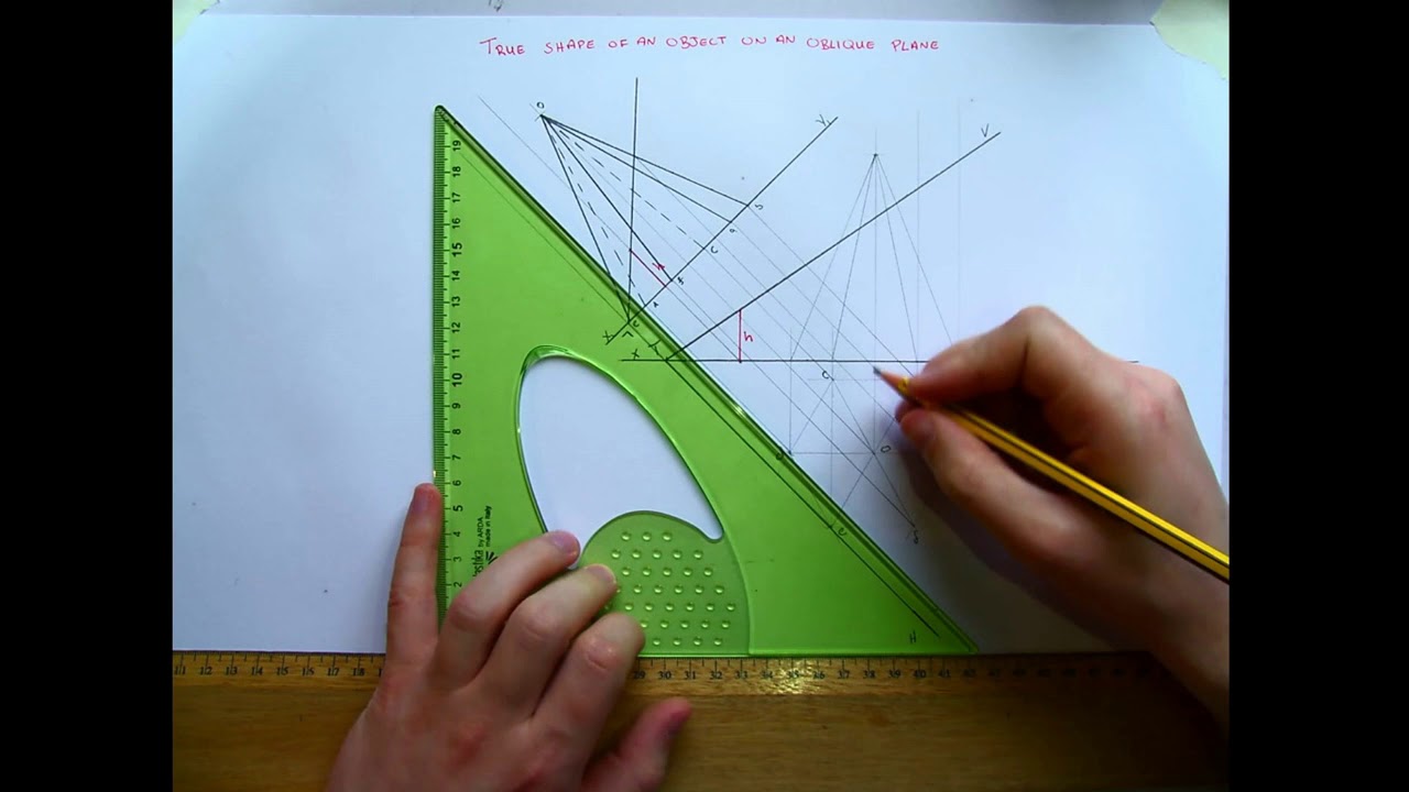 Solid cut by Oblique Plane