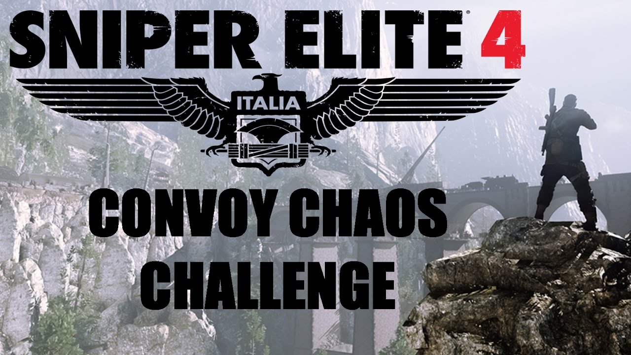 Sniper Elite 4 - Convoy Chaos Challenge - Giovi Fiorini Mansion