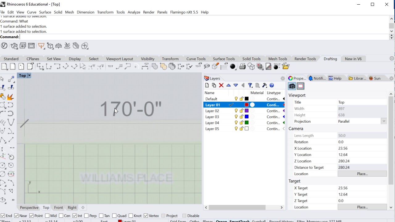 Rhino 6 lesson 30 Bringing in and scaling Reference images