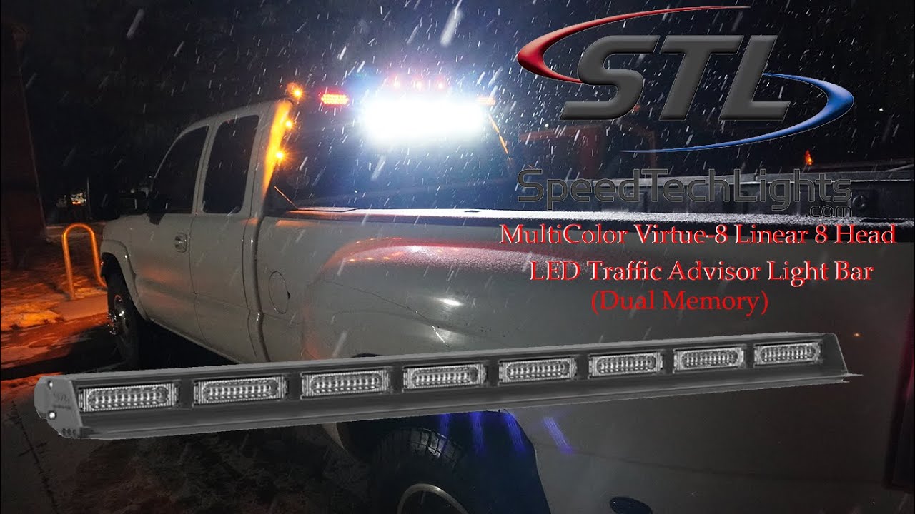 Speed Tech Lights Virtue 8 Dual Color A W Traffic Adviser With Dual Mode