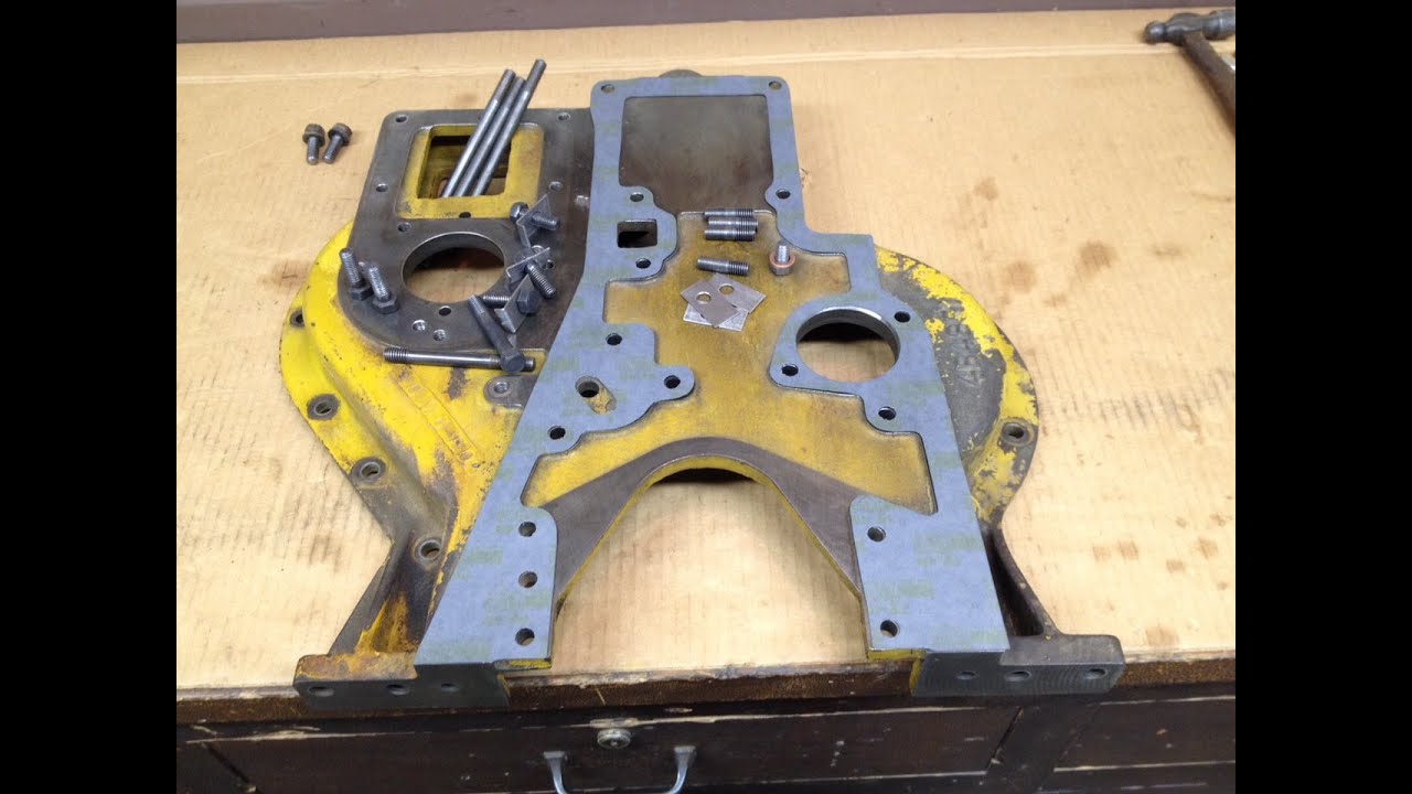 Caterpillar D2 #5J1113 Diesel Engine Assembly Ep.11: Intermediate Cover Prep, Locks, & Gasket