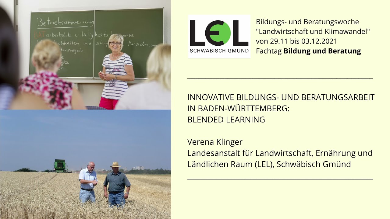 KLIMAWOCHE: Innovative Bildungs- und Beratungsarbeit - Blended Learning
