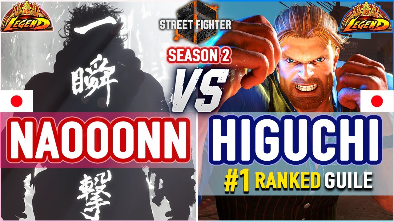 SF6 🔥 Naooonn (Akuma) vs Higuchi (#1 Ranked Guile) 🔥 SF6 High Level Gameplay